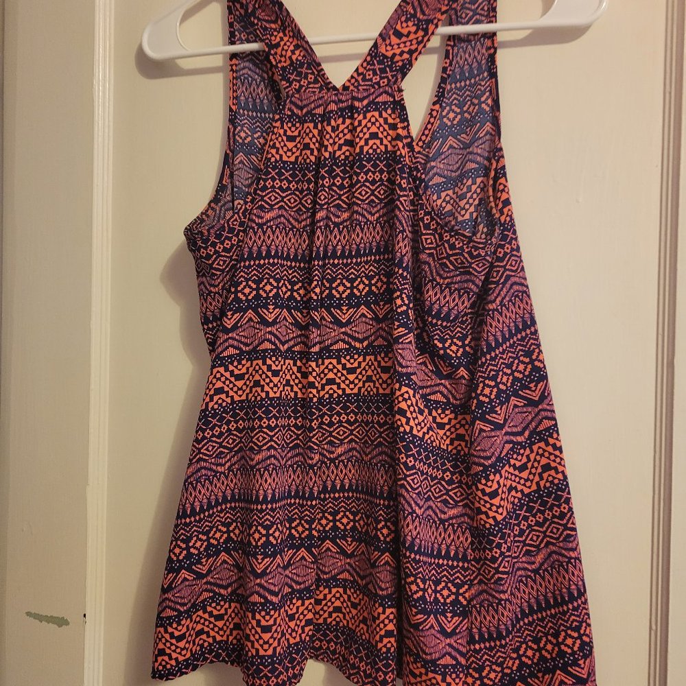 Pink and Blue Top
